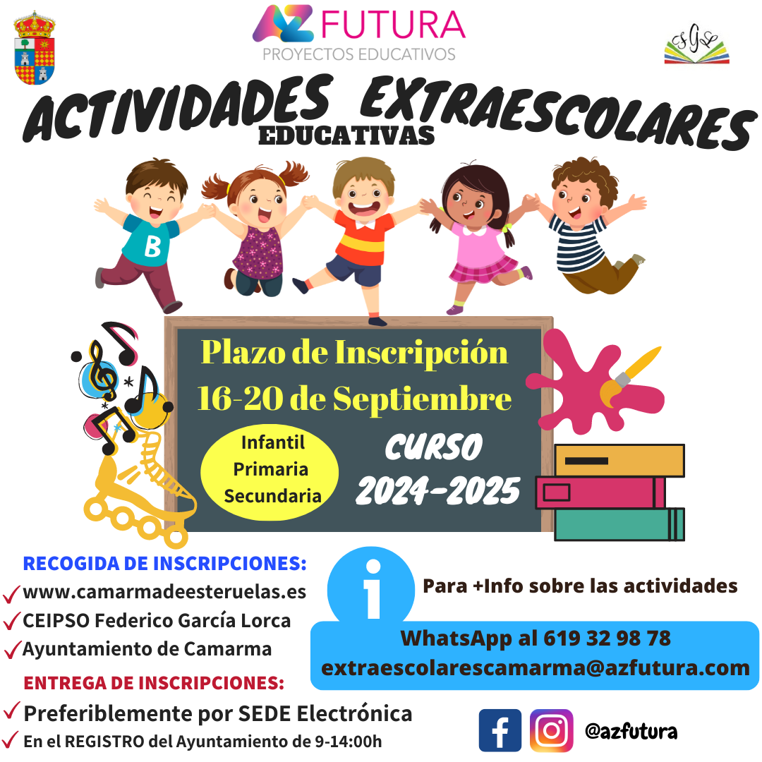 ACTIVIDADES EXTRAESCOLARES EDUCATIVAS CURSO 2024-2025