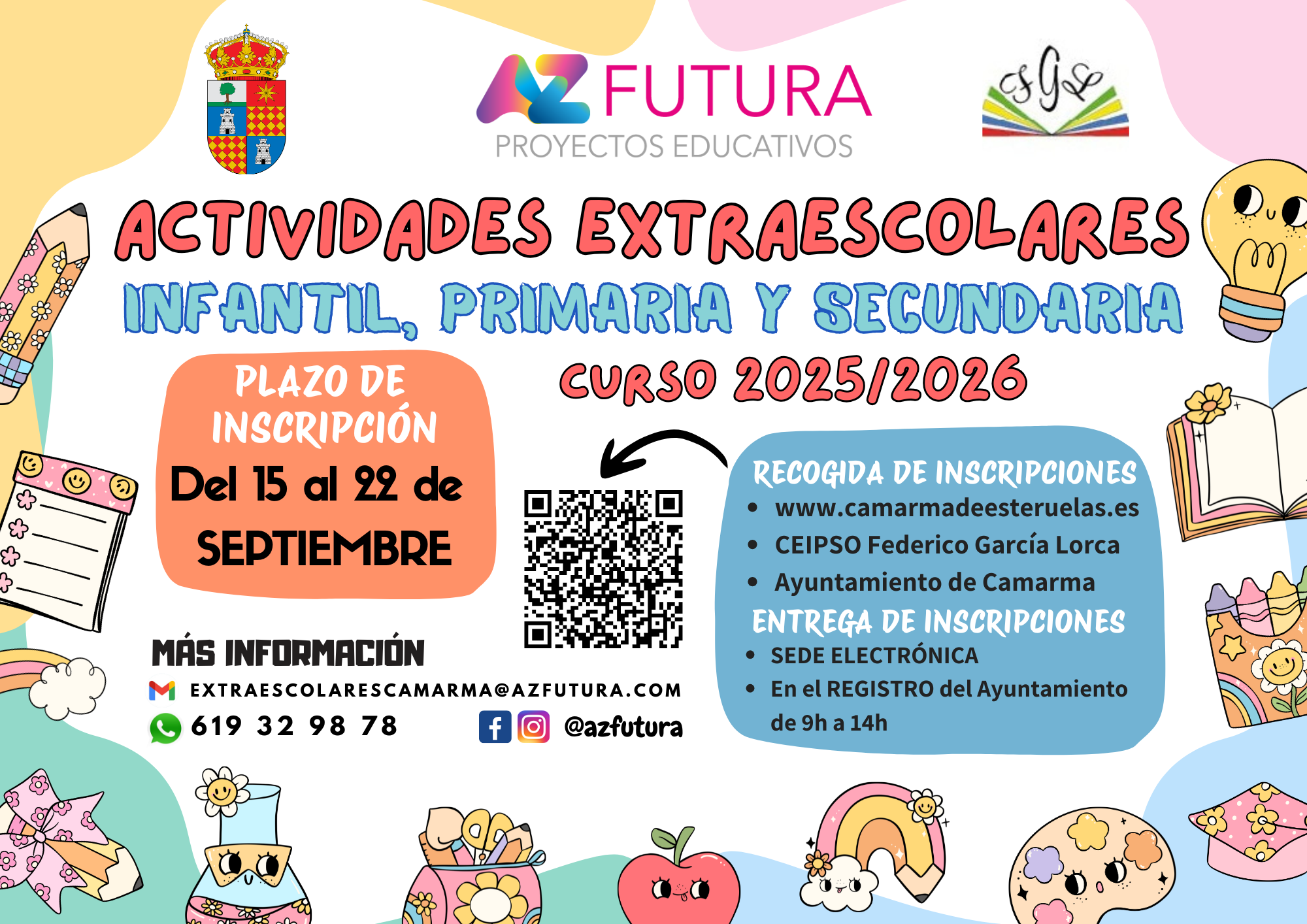 ACTIVIDADES EXTRAESCOLARES EDUCATIVAS CURSO 2025-2026