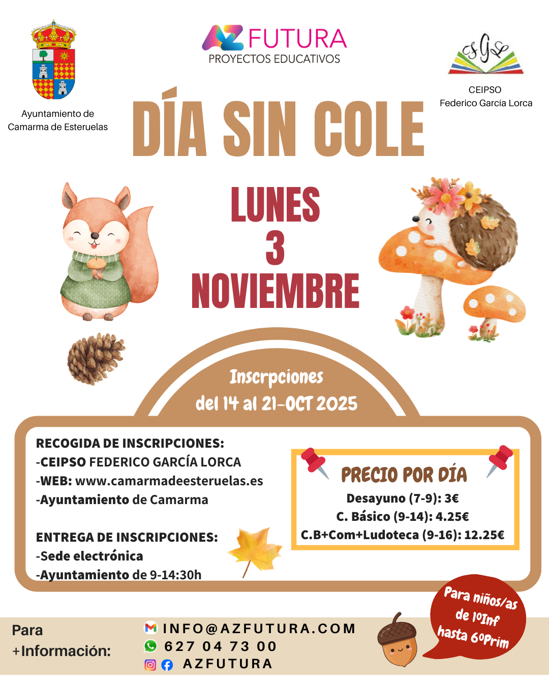 DÍAS SIN COLE CURSO 2025-2026